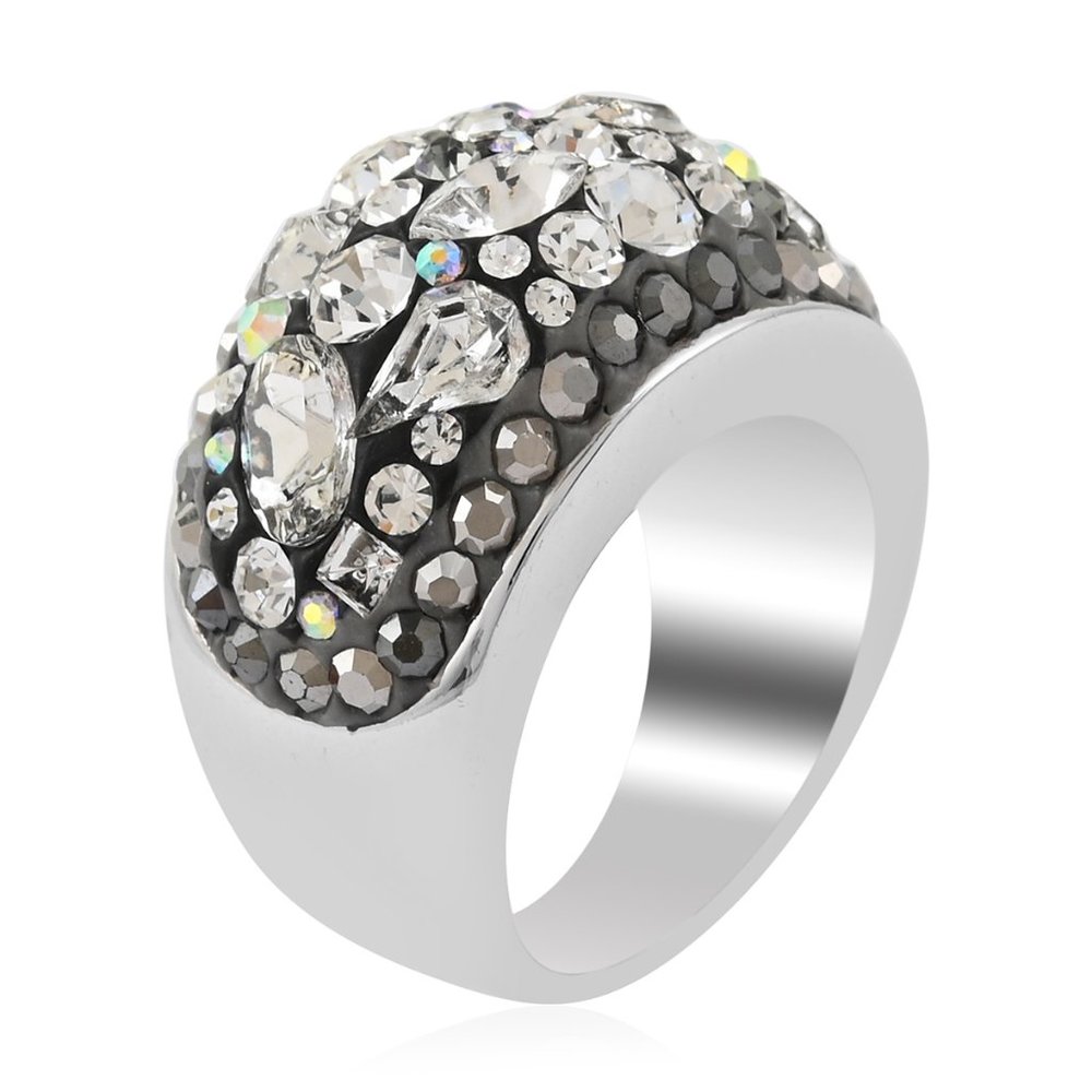 Multi Color Crystal Cluster Ring - image 2